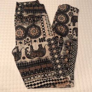 Pre-owned OS Honey & Lace/Piphany Leggings